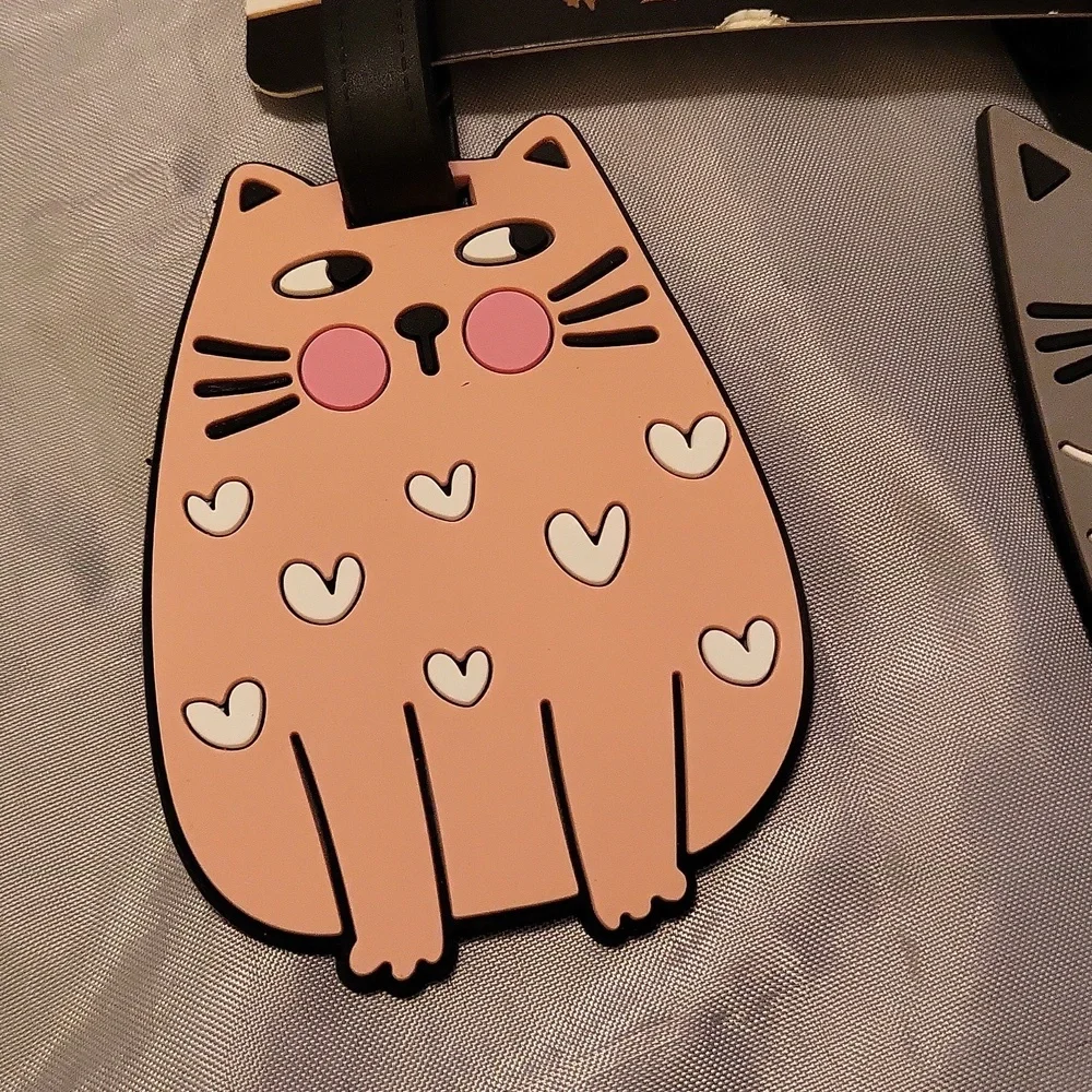 Cat 🐈 luggage tags 2pc set brand